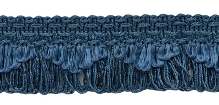 Gimp franja de vieira azul francés 1 3/8" [24 yardas] Foto 1 de 1