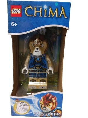 Retired 2013 LEGO Chima 4" Laval Lion Figure Retractable Pen-New in Box - Image 1 of 3