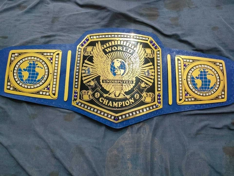 World Heavyweight Wrestling Championship Belt ADULT Size 2mm ZINC Cover
