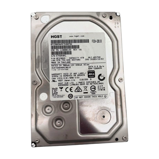 [624] HGST 4TB ✕２個　SET HGST 4TB Computer Internal Hard Disk Drives for sale | eBay