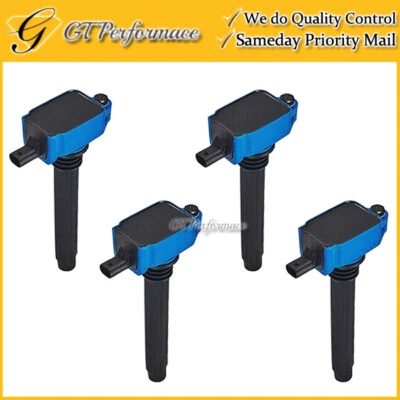 Paquete de 4 piezas de bobina de encendido Performance para Dodge Dart 2013-2016 2,0 L L L4, azul Foto 1 de 2
