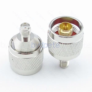 N macho enchufe a SMA hembra conector recto RF adaptador bydpete - Imagen 1 de 4
