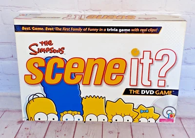 The Simpsons Scene it? The DVD Game Mattel Screen Life Games 2009 For Ages 13+ - Image 1 of 4