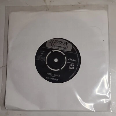 Roy Orbison Pretty Paper UK 7" Vinyl Record Single 1964 HLU9930 London 45 VG - Image 1 of 3