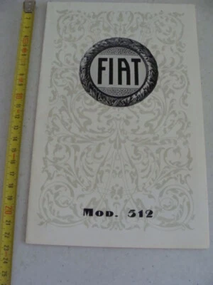 Brochure Fiat 512 Torpedo coupè Laundalet 1927 - Immagine 1 di 4
