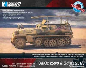Juego de expansión SdKfz 250/3 y 251/3 solo plástico modelo 1:56 28 mm modelos Rubicon - Imagen 1 de 1