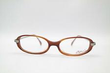 Vintage Atrio 2274 Braun Silver Oval Glasses Frames Eyeglasses NOS