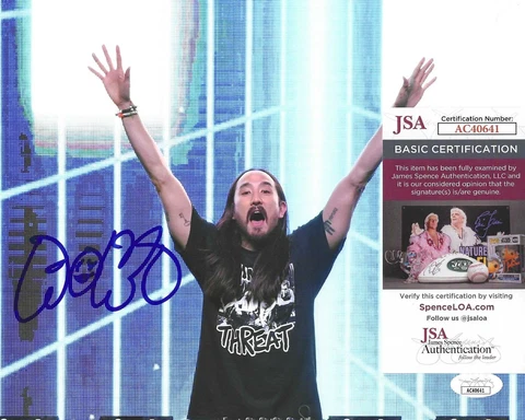 Steve Aoki Signed 8x10 Photo w/ JSA COA #AC40641 Cover