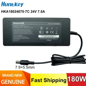 Original huntkey HKA18024075-7C 180W 7.9×5.5mm AC Adapter Power Supply Charger - Picture 1 of 5