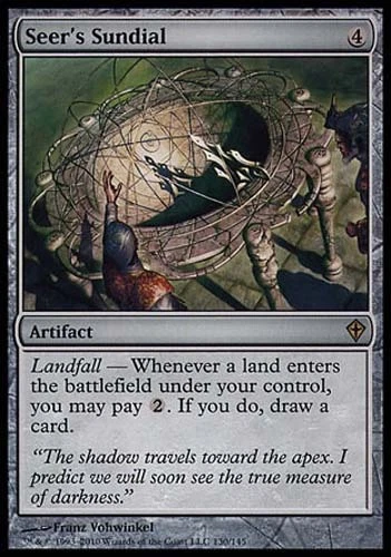 1x Seer's Sundial Worldwake MtG Magic Artifact Rare 1 x1 Card Cards - Image 1 of 1
