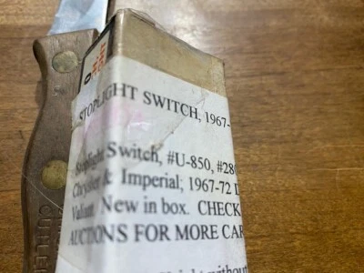 1967 1968 1969 1970 1971 1972 Dodge Plymouth Chrysler Imperial Sop interruptor de luz  Foto 1 de 2