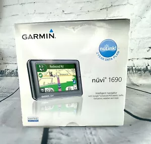 Garmin Nuvi 1690 nuLink 4.3" Portable Bluetooth Wireless Navigator 1SU083054 NEW - Picture 1 of 7