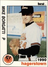 1990 Hagerstown Suns Best #19 Mike Borgatti
