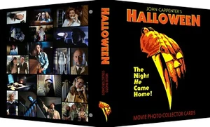 HALLOWEEN Custom 3-Ring Binder Movie Photo Collector Cards Album MICHAEL MYERS - Picture 1 of 8