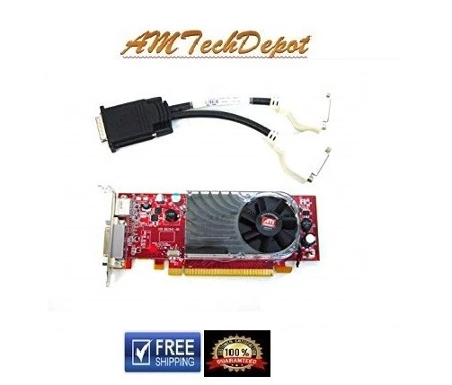 ATI Radeon HD 3450 256MB High Profile Graphics Card with Dongle - Image 1 of 2