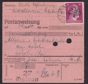 SBZ Sächsische Schwarzung OPD Leipzig Mi.Nr. 795 EF Instrucciones postales OSTRAVIA (643) - Imagen 1 de 2