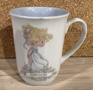 Genuine Precious Moments Enesco Personalized Name Porcelain Coffee Mug "Carolyn"