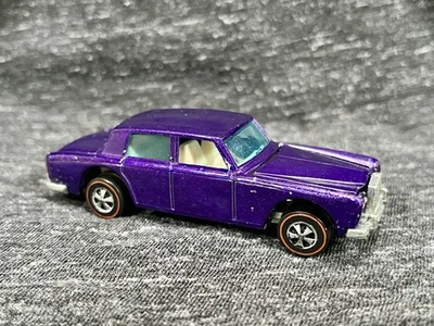 Rolls Royce 1969 de colección Hot Wheels Redline Silver Shadow raro púrpura belleza Foto 1 de 4