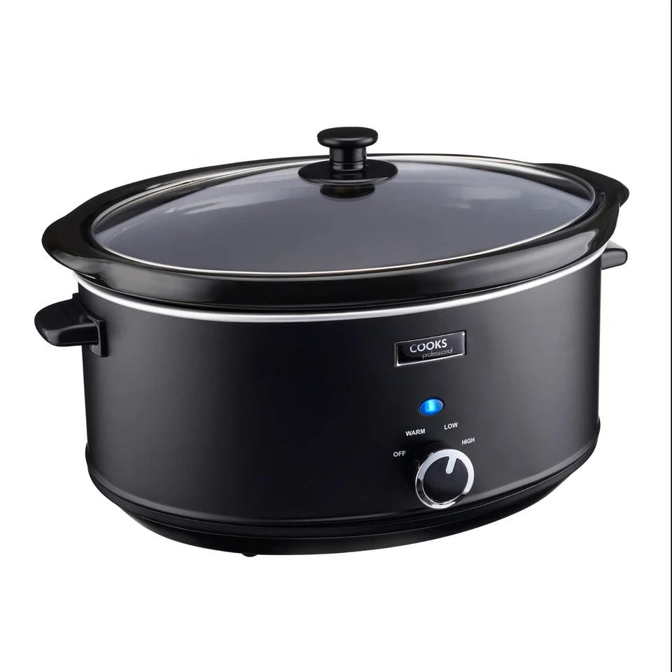 Cooks Professional Manual Slow Cooker | 6.5L - Image 1 of 1