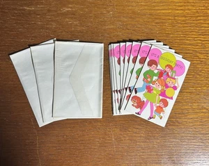 10 Vintage American Greetings Birthday Invite Cards With Envelopes - Picture 1 of 8
