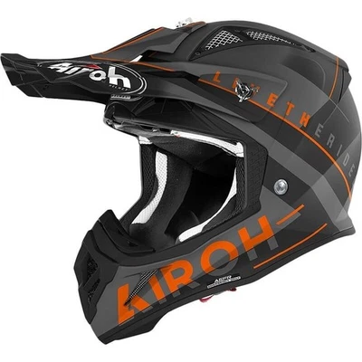 Airoh Aviator Ace Amaze Matte Orange Cheap Discount MX Dirt Bike Helmet - image 1 of 4