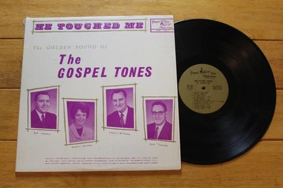 The Gospel Tones Vinyl Record He Touched Me Christian LP 12" Xian Private Press Foto 1 de 2