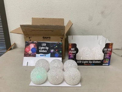 18 LED Light Up 3in Globes TM Game Color Changing Decorative Floatable Lights - Image 1 of 4