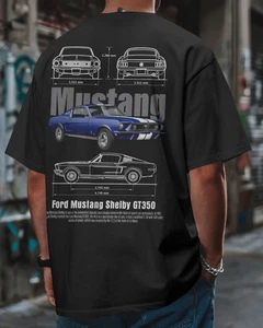 Camiseta gráfica Ford Mustang Shelby Fan Art • Camisa unisex 100 % algodón - Imagen 1 de 5
