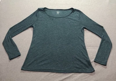 Sudadera Mossimo Para Mujer Grande Femenina Minimalista Salón Indie Grunge Azul Foto 1 de 4