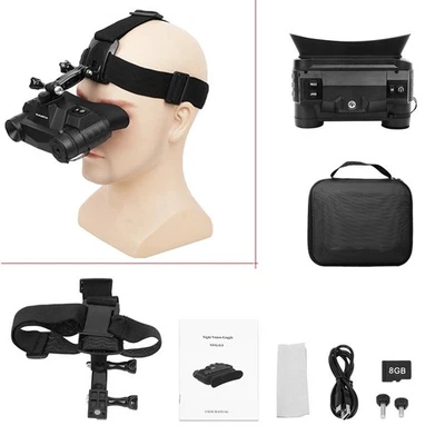 HD 1080P Digital zoom 3.5x Night Vision Goggle NVG-G1 Hunting Tactical+TF Card - Image 1 of 4