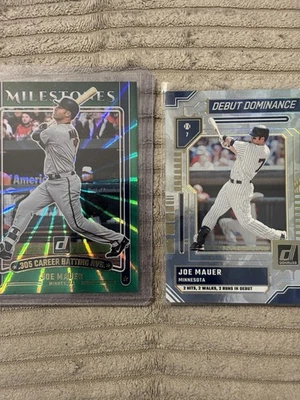 2025 Donruss Joe Mauer Refractors(2) - Imagem 1 de 2