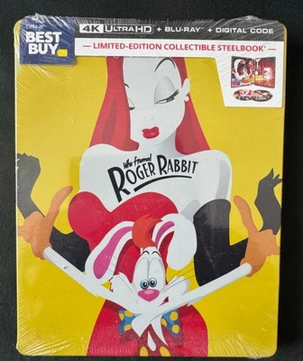 Who Framed Roger Rabbit Steelbook (4K/Blu-ray/Digital) Best Buy Limited Edition - Image 1 of 2