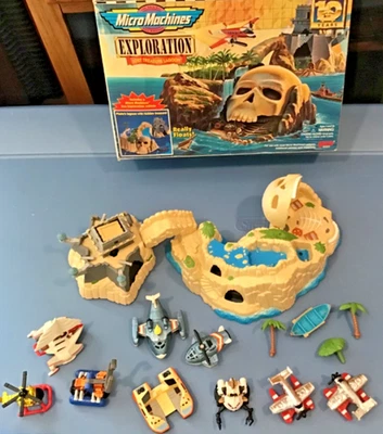 MICRO MÁQUINAS EXPLORACIONES TESOROS PERDIDOS LAGUNA CON VEHÍCULOS MARÍTIMOS 1996 Foto 1 de 4