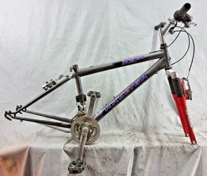 1995 Raleigh M30 MTB Bike Frame Small 14.5" Shimano Triple Steel USA Made XX - Picture 1 of 15