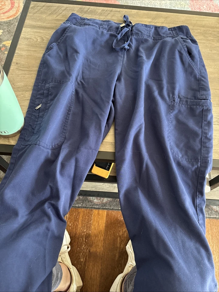 Calça esfoliante marinha pequena cinza anatomia por Barco cordão excelente estado usado - Imagem 1 de 4