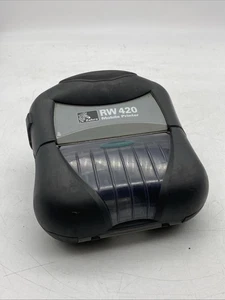 Zebra RW 420 RW420 R4D-0UBA000N-00 Thermal 4" Printer BLUETOOTH USB + BATTERY - Picture 1 of 9