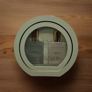 Juego de aceite de perfume Sand+ Fog 2 pies sándalo violeta, almizcle de vainilla - Imagen 1 de 6