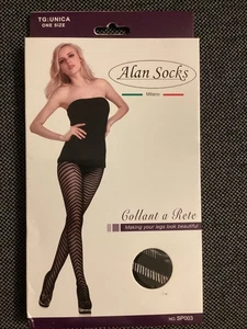 Strumpfhose in schwarz / gemustert /Einheits Größe /neu - Bild 1 von 2