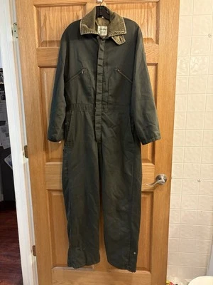 Vintage Walls Coveralls M Medium Tall Zero Zone Insulated One Piece Workwear USA - Image 1 of 4