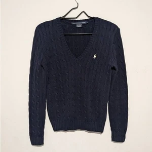 Suéter deportivo para mujer Ralph Lauren azul marino talla S - Imagen 1 de 3