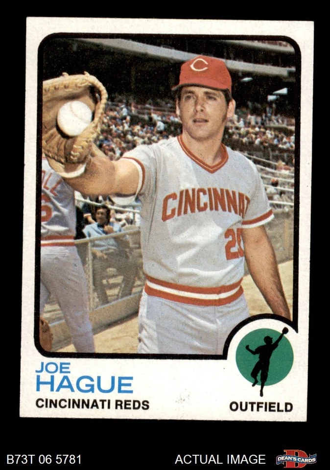 1973 Topps #447 Joe Hague Reds 8 - NM/MT - Image 1 of 1