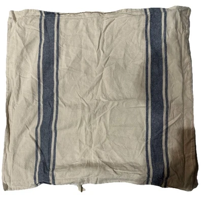 RALPH LAUREN BLUFF POINT EURO SHAM TAN /BLUE STRIPE 罕见物品 预购 罕见 — 第 1/4 张图片