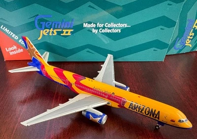 Gemini Jets America West Airlines Boeing 757-200 "Arizona" escala 1/400 Foto 1 de 3