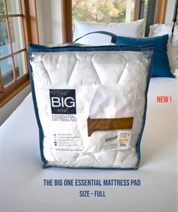 Almohadilla de colchón The Big One Essential tamaño completo blanca 54" x 75" - ¡Nueva! - Imagen 1 de 4