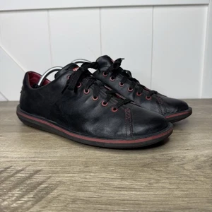 Camper Beetle Mens Black UltraSoft Leather Sneaker Shoes Sz US10.5 EU44 - Picture 1 of 10