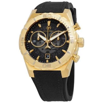 Technomarine Reef Chronograph Quartz Black Dial Men's Watch TM-519008 - Image 1 of 3