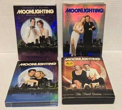 MOONLIGHTING Complete TV Series Seasons 1-5 (DVD) Bruce Willis, Cybill Shepherd - Image 1 of 4