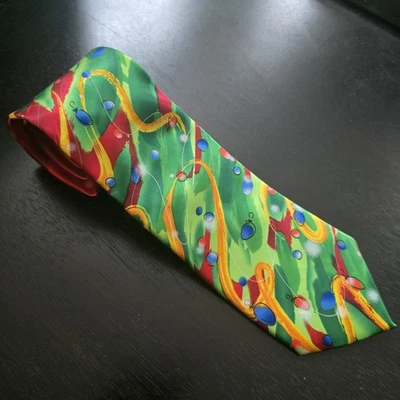 Gravata de Natal masculina Jerry Garcia - Imagem 1 de 4