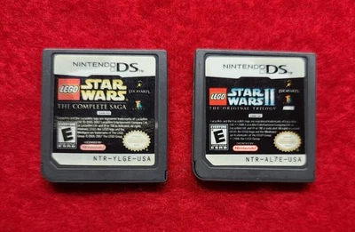 Lote de 2 Nintendo DS ~ Lego Star Wars 1 Saga Completa y II Trilogía Original En muy buena condición Foto 1 de 4