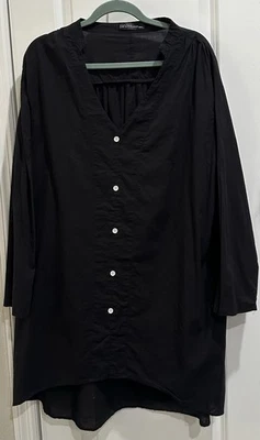 Women’s Zanzea Black Long Sleeve Pullover Tunic 3XL - Image 1 of 4